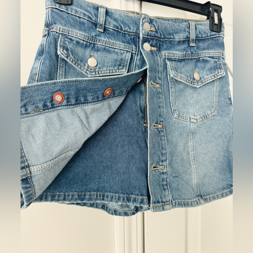 Anthropologie Pilcro Country Denim Skorts - Picture 8 of 13